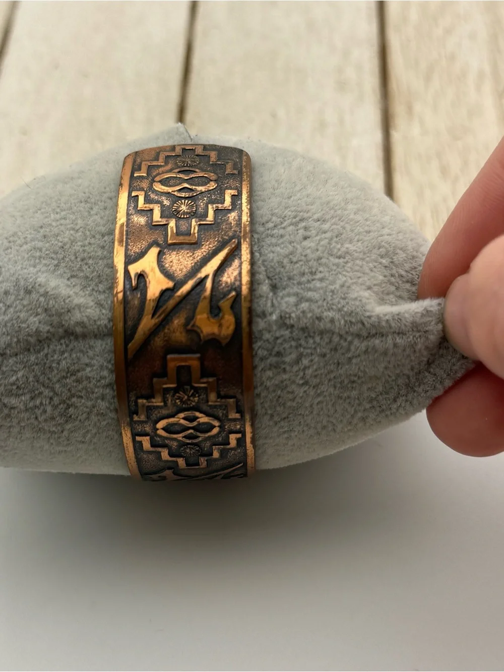 N/A handcrafted embossed